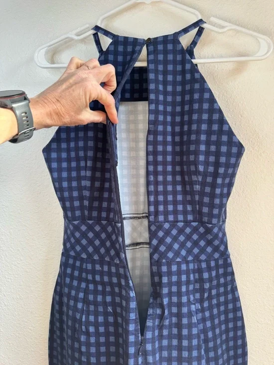 BANANA REPUBLIC Gingham Midi Dress - Picture 9 of 15